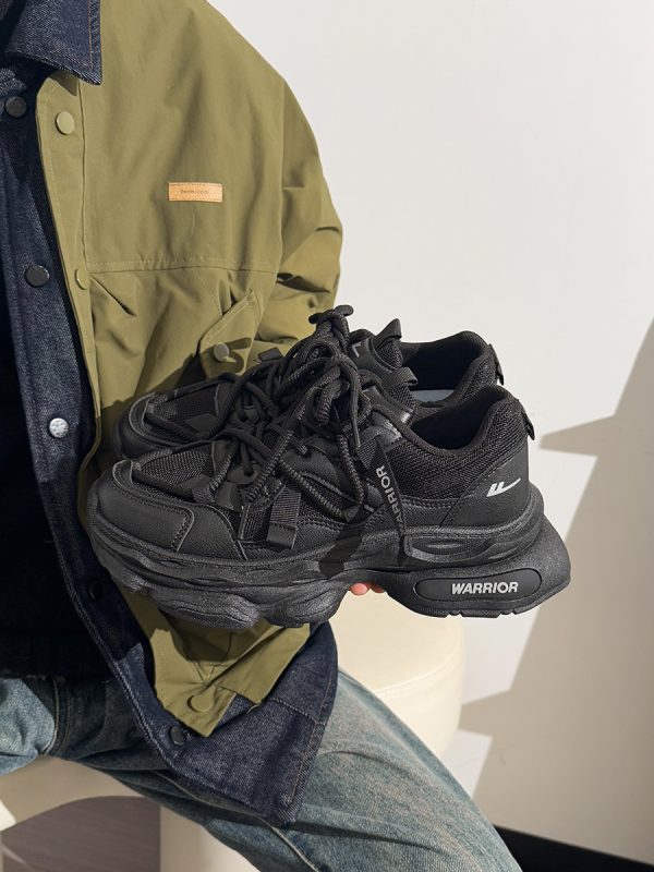 Men's Thick-Soled Dad Shoes - Retro Mesh Breathable Sports Casual Footwear for Summer, Versatile Y2K INS Trend