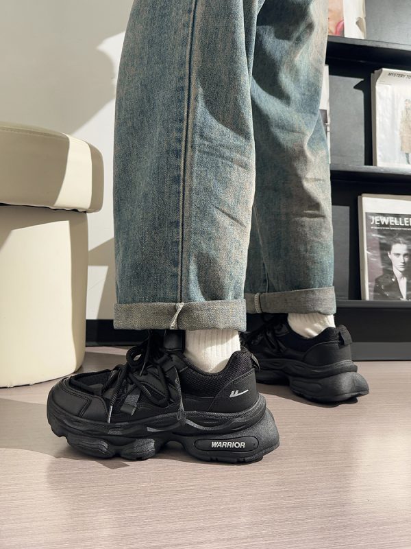 Men's Thick-Soled Dad Shoes - Retro Mesh Breathable Sports Casual Footwear for Summer, Versatile Y2K INS Trend