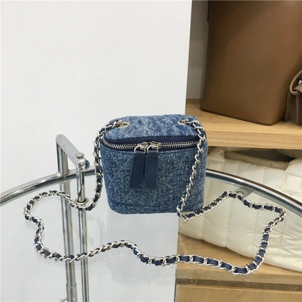 Mini Bag with Lipstick Box Design - 2022 Small Diamond Quilted Chain Strap in Chic Fashion Style