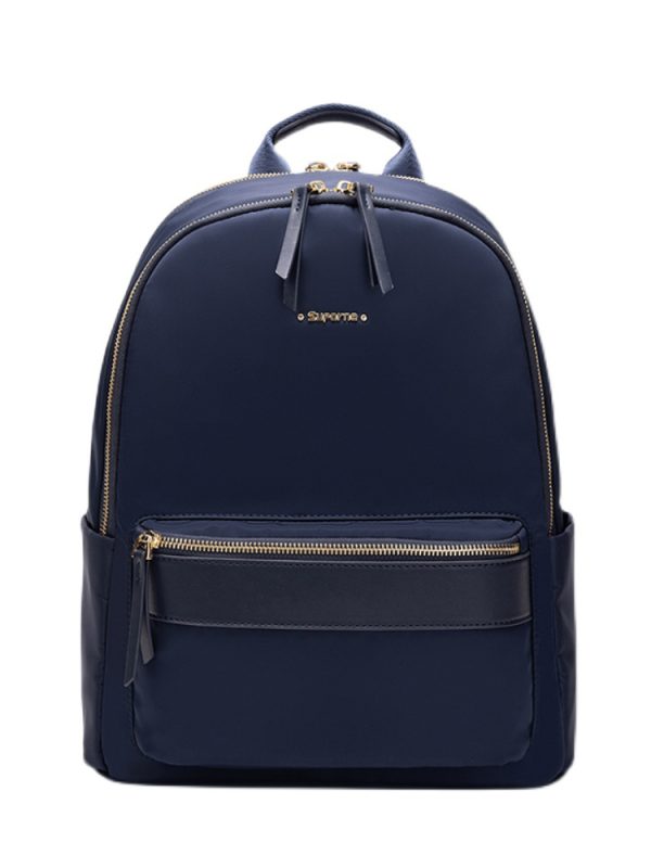 Minimalist Oxford Cloth Backpack for Women - Lightweight, Waterproof Student Book Bag & Business Laptop Carrier