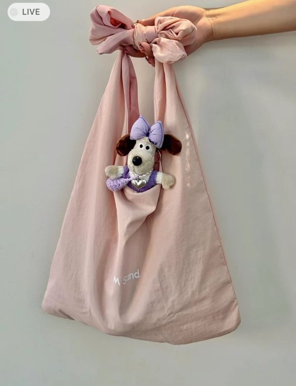 Minimalist Solid Color Knotted Vest Bag - 2025 Summer Casual Shoulder Tote Underarm Bag