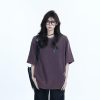 Oversized American Retro Style Short Sleeve T-Shirt for Women - Sit and Eat Until the Mountains Are Empty Vintage-Inspired Design