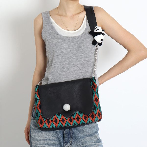 Panda Crossbody Shoulder Bag - Original Design, Cute Animal Print, Trendy Y2K Style, Perfect for Everyday Use