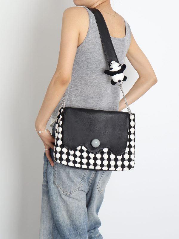 Panda Crossbody Shoulder Bag - Original Design, Cute Animal Print, Trendy Y2K Style, Perfect for Everyday Use