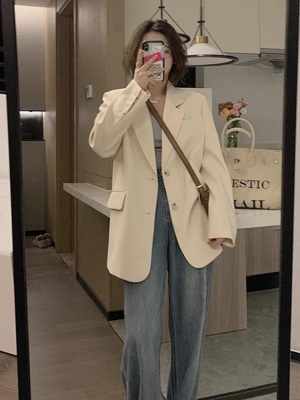 Petite Women's Blazer - Trendy Autumn Spring 2025 Small Suit, High-Quality Fashion Jacket for Stylish Looks