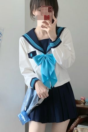 Pink JK Uniform Sailor Suit for Women - Camellia Floral Waist-Defined College Style Summer Short Sleeve Set