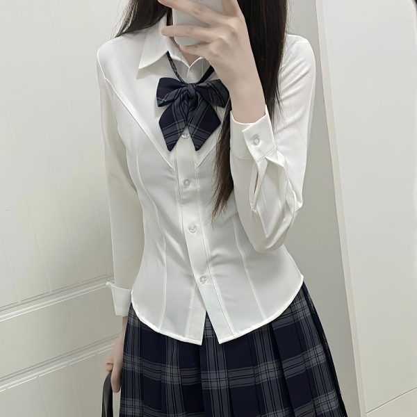 Plaid Pleated Short Skirt for Women - JK Uniform College Style - Authentic Spring and Autumn Fashion - 90s Inspired