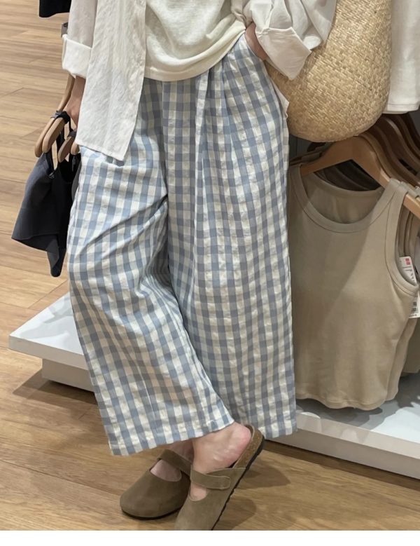 Plus Size High-Waisted Loose Wide-Leg Balloon Pants for Women, Casual Floral Trousers for Summer, Trendy Y2K Style