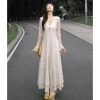 Plus-Size Slimming Two-Piece Summer Dress Cardigan Set with Elegant Jacquard Lace Camisole â€“ Perfect for Chic Casual Outings