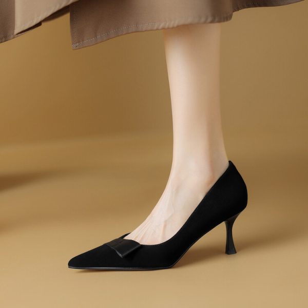 Pointed Toe Stiletto Heels for Women â€“ French Fashion Shallow Mouth Versatile Summer Shoes in Italian Style