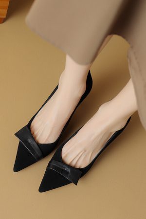 Pointed Toe Stiletto Heels for Women â€“ French Fashion Shallow Mouth Versatile Summer Shoes in Italian Style