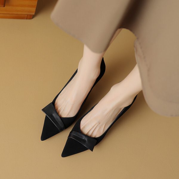 Pointed Toe Stiletto Heels for Women â€“ French Fashion Shallow Mouth Versatile Summer Shoes in Italian Style