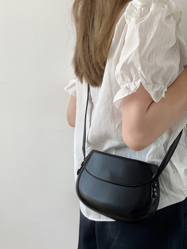 Red Vintage Saddle Handbag for Women - Minimalist Summer Crossbody Phone Bag - Small Shoulder Bag 2023