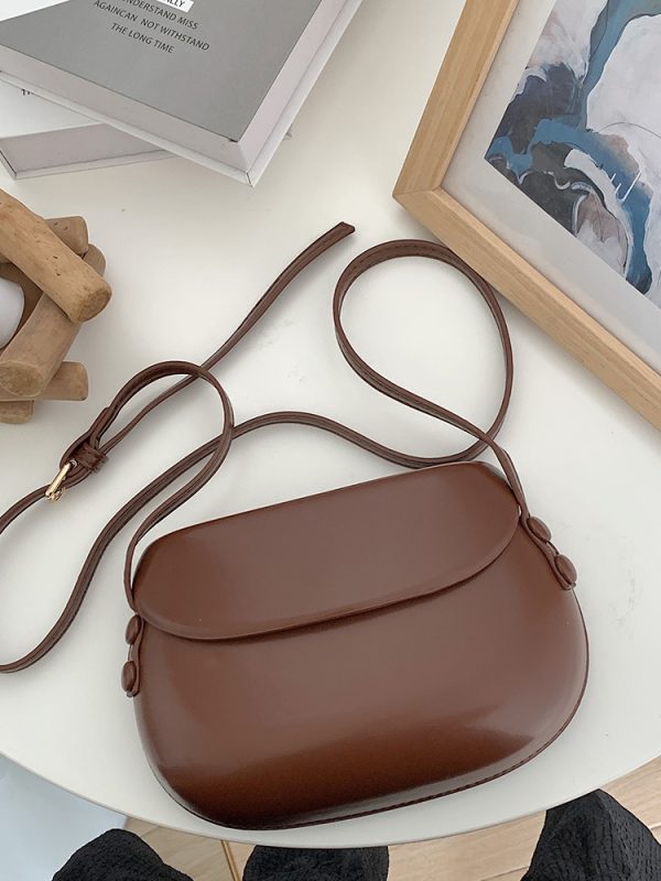 Red Vintage Saddle Handbag for Women - Minimalist Summer Crossbody Phone Bag - Small Shoulder Bag 2023