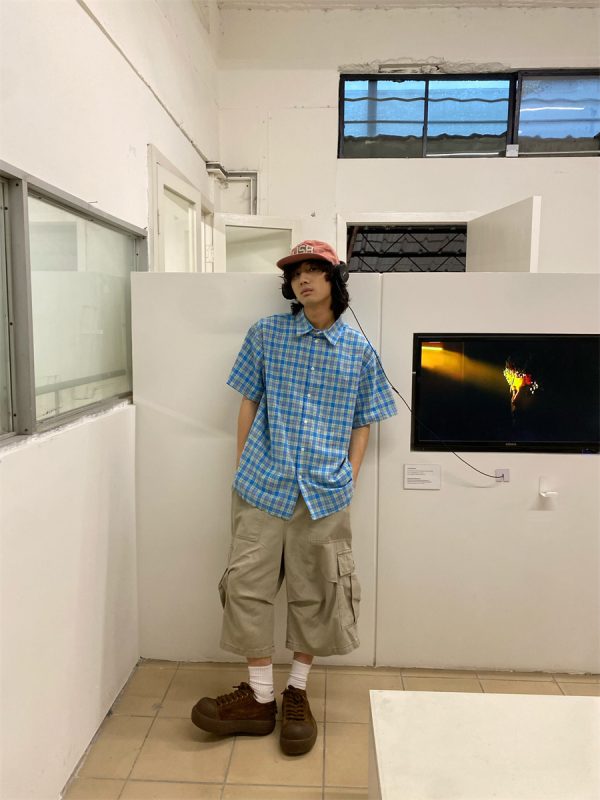 Retro American-Style Loose Wide-Leg Cargo Pants with Large Pockets for Men and Women - Summer Casual Functional Shorts