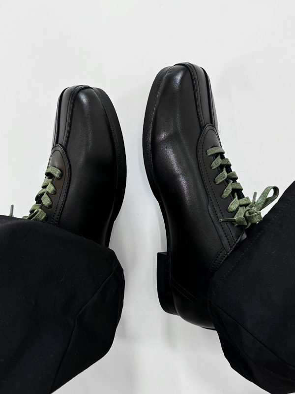 Retro Black Derby Shoes for Men - Soft-Soled Leather Flats, Casual British Style Commuting Footwear, Perfect for Everyday Wear