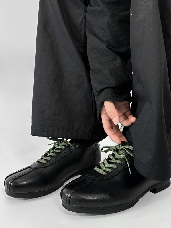Retro Black Derby Shoes for Men - Soft-Soled Leather Flats, Casual British Style Commuting Footwear, Perfect for Everyday Wear