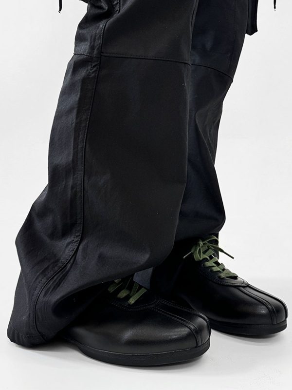 Retro Black Derby Shoes for Men - Soft-Soled Leather Flats, Casual British Style Commuting Footwear, Perfect for Everyday Wear