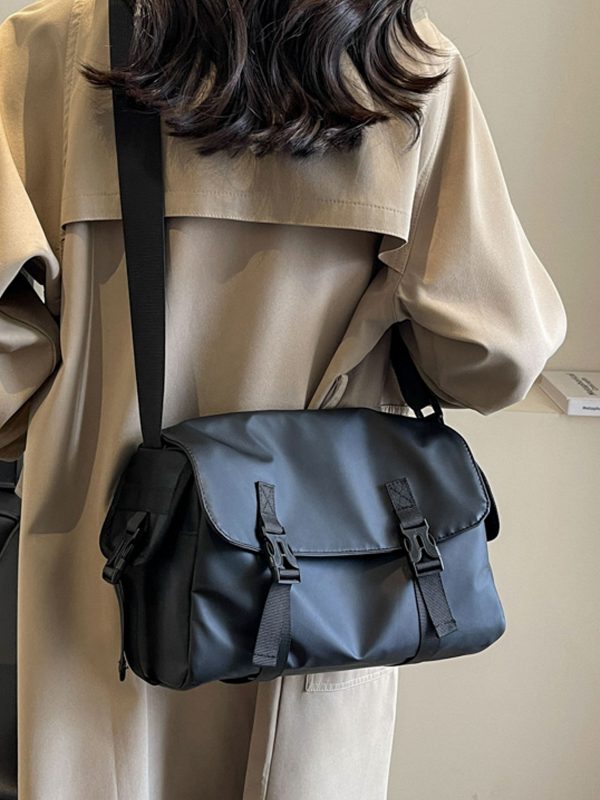 Retro Casual Crossbody Bag for Women - Lightweight Messenger Bag, Versatile Commuting Shoulder Bag, Spring 2025 Fashion