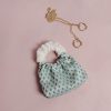 Retro Green Mini Round Handbag for Women - Cute Textured Crossbody Phone Bag, Versatile Summer Accessory