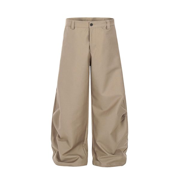 Retro High-End Casual Flared Wide-Leg Pants for Men and Women - Straight-Leg Loose Fit, 90s American Style