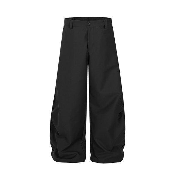 Retro High-End Casual Flared Wide-Leg Pants for Men and Women - Straight-Leg Loose Fit, 90s American Style