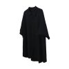 Retro Loose Draped Solid Color Short Sleeve Shirt for Women - Versatile American Style Couple Top