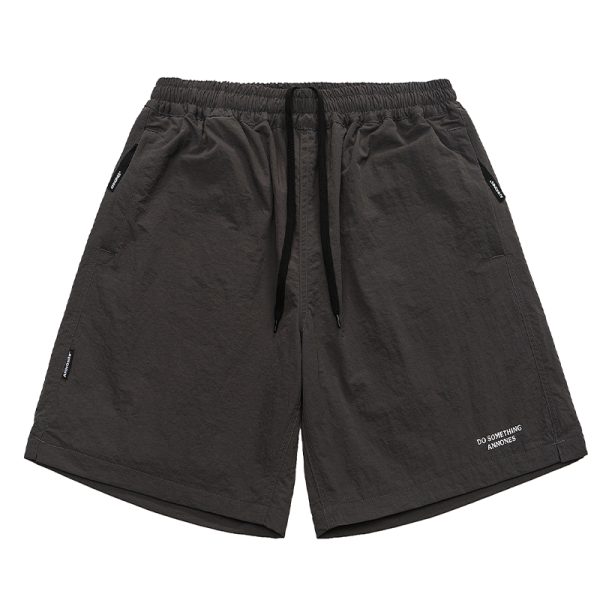 Retro Loose Fit Quick-Dry Shorts for Men and Women - Breathable Casual 5-Point Pants for Summer Outdoor Sports