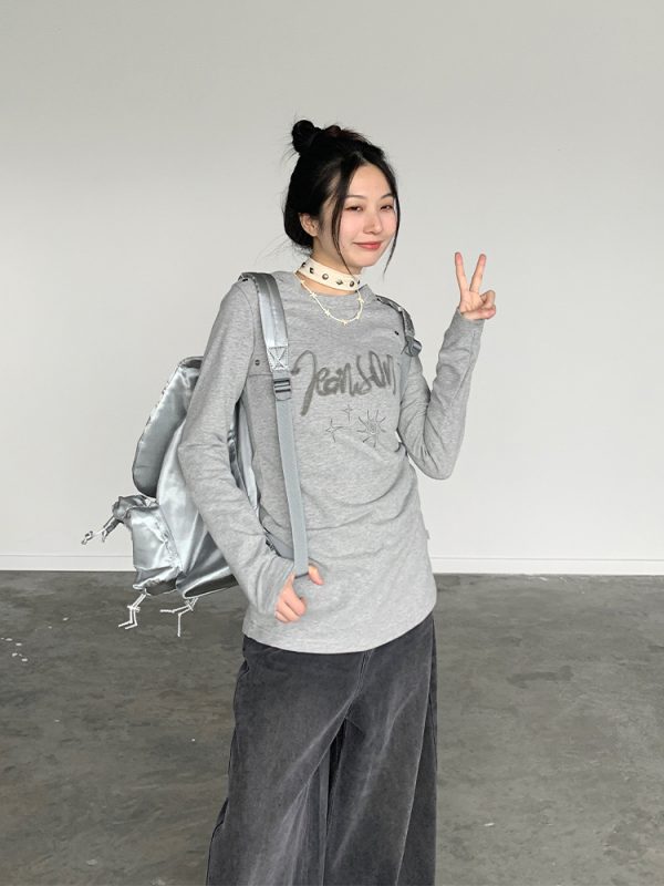 Retro Metal Decorative Slim-Fit Multi-Color Hooded Dress for 90s Inspired Style