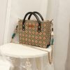 Retro Print Small Square Handbag & Crossbody Bag for Women - Versatile High-Quality 2024 Spring/Summer Fashion Accessory