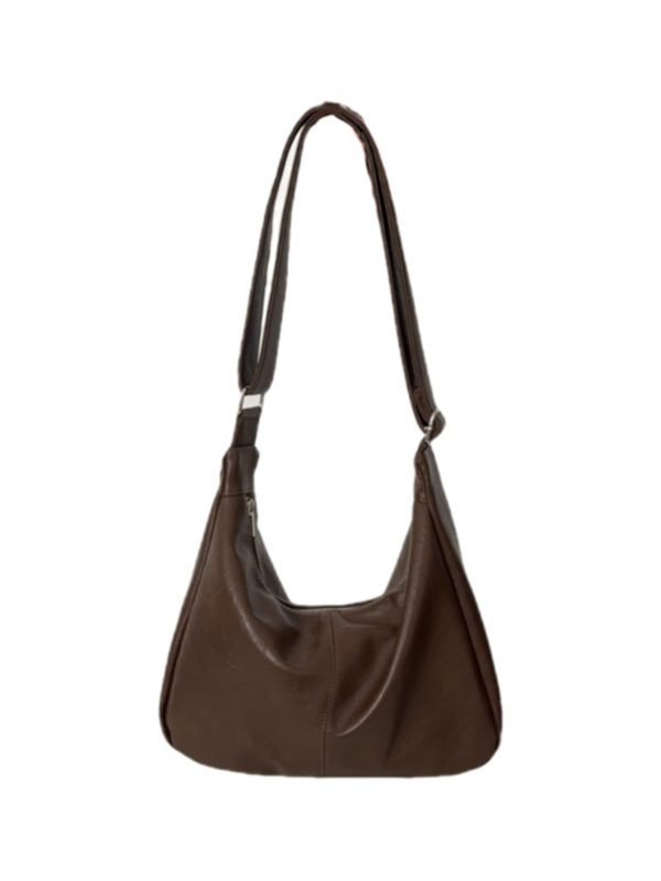 Retro Soft Leather Crossbody Bag for Women - 2025 New Model, Large Capacity Versatile Shoulder Tote Bag