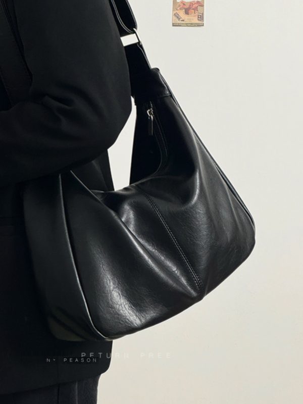 Retro Soft Leather Crossbody Bag for Women - 2025 New Model, Large Capacity Versatile Shoulder Tote Bag