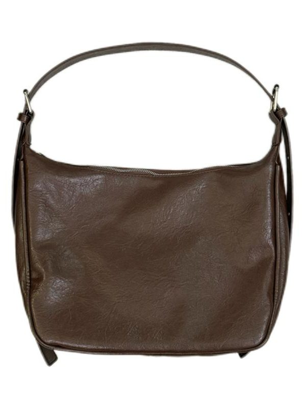 Retro Soft Leather Women's Tote Bag - High-Capacity Fashion Shoulder & Crossbody Bag for Versatile Style