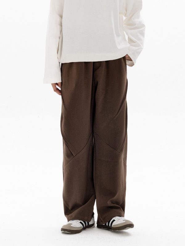 Retro Stylish Foldable Casual Pants for Men - Versatile Loose Fit Long Trousers for Autumn Winter Trend