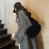 Retro Suede Tote Bag for Women - 2025 Autumn Winter Versatile Shoulder Dumpling Bag, Stylish Underarm Accessory