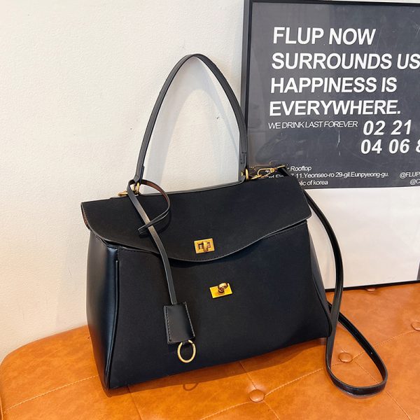 Retro Tote Bag for Women, Large Capacity Commuter Shoulder Bag, Sweet and Cool Travel Handbag, Stylish Everyday Tote