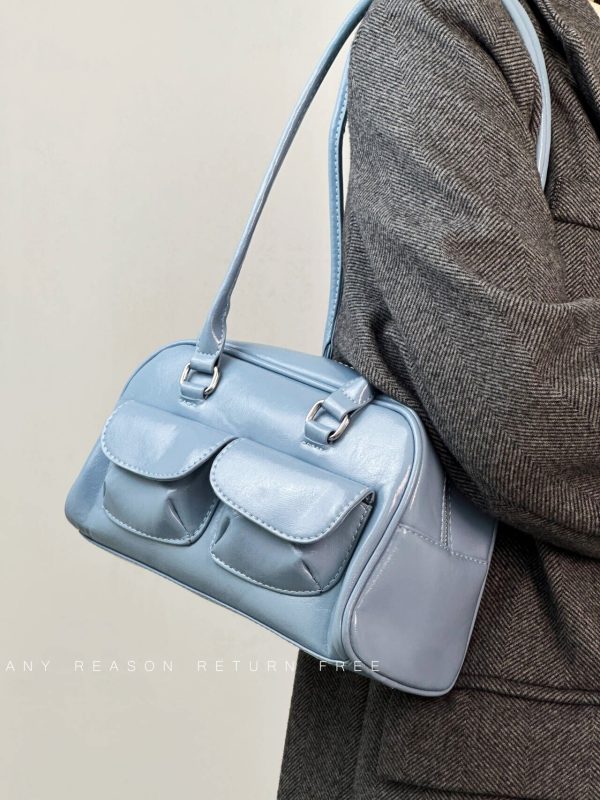 Retro Women's Underarm Bag 2024 - Trendy College Style Large Capacity Shoulder Tote Fashion Bag