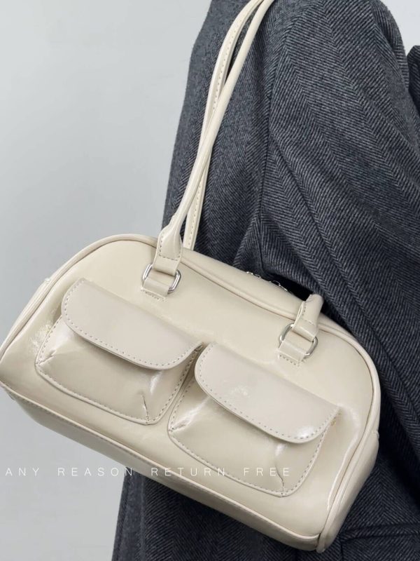 Retro Women's Underarm Bag 2024 - Trendy College Style Large Capacity Shoulder Tote Fashion Bag