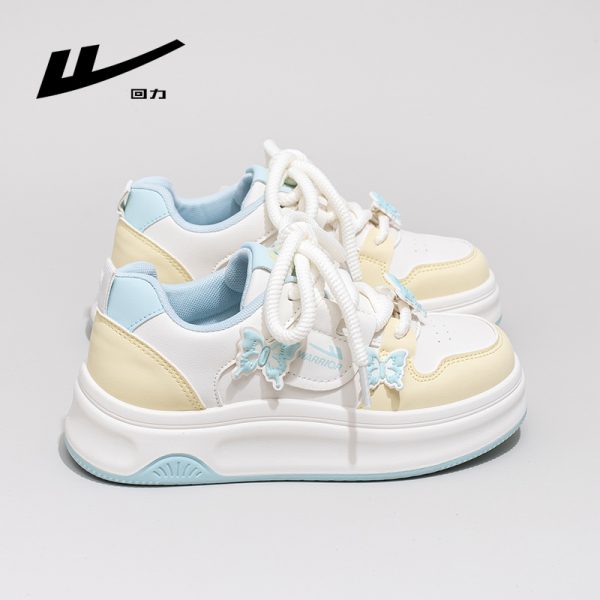 Sakura Pink Butterfly Sneakers for Women - 2025 Summer Euro Style Versatile Big Toe Shoes, Trendy & Hot Selling Footwear