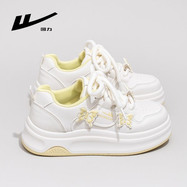 Sakura Pink Butterfly Sneakers for Women - 2025 Summer Euro Style Versatile Big Toe Shoes, Trendy & Hot Selling Footwear