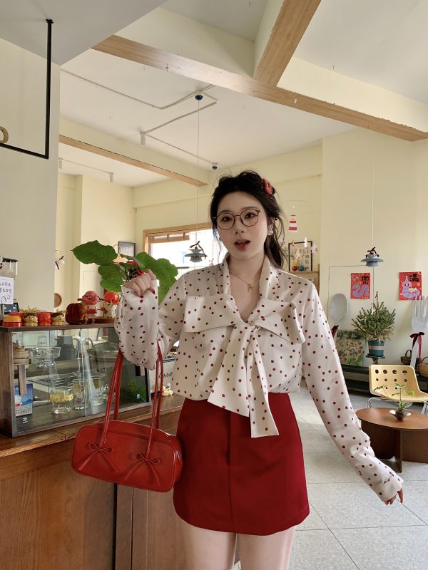 Satin A-Line Midi Skirt in Tipsy Cherry, Plus Size, Slimming Design for Summer, Cool and Casual, 90s Inspired Fashion