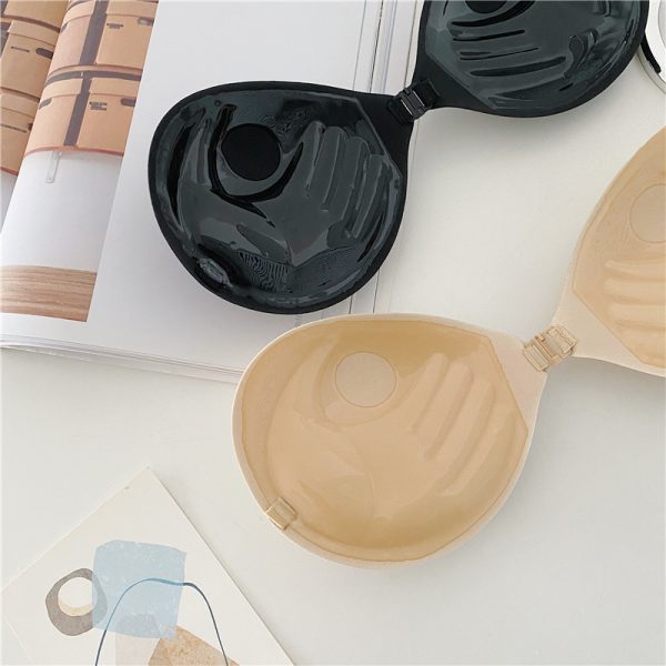Seamless Anti-Slip Nipple Covers for Women - Thickened Strapless Bra for Summer Beach Vacation and Small Chest Gathering