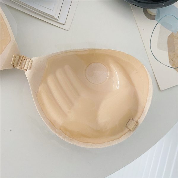Seamless Anti-Slip Nipple Covers for Women - Thickened Strapless Bra for Summer Beach Vacation and Small Chest Gathering