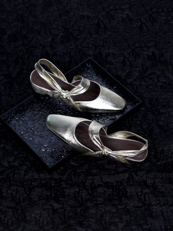 Sheepskin Silver Square-Toe Backless Sandals for Women - Chunky Heel, Two-Way Summer Slippers, Trendy Footwear
