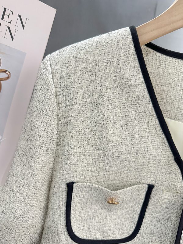 Silver Gray French-Style Women's Wind Suit Jacket - Thin Summer Trendy Top for Socialites and Internet Celebrities, 2025 Fashion