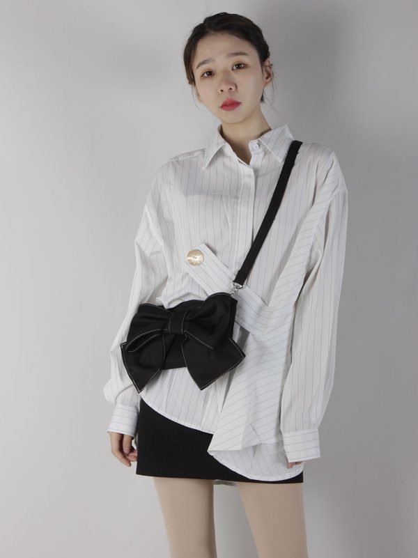 Soft Cute Bow Underarm Crossbody Bag for Women - Niche Spring/Summer Style, High-Quality Fashion Accessory