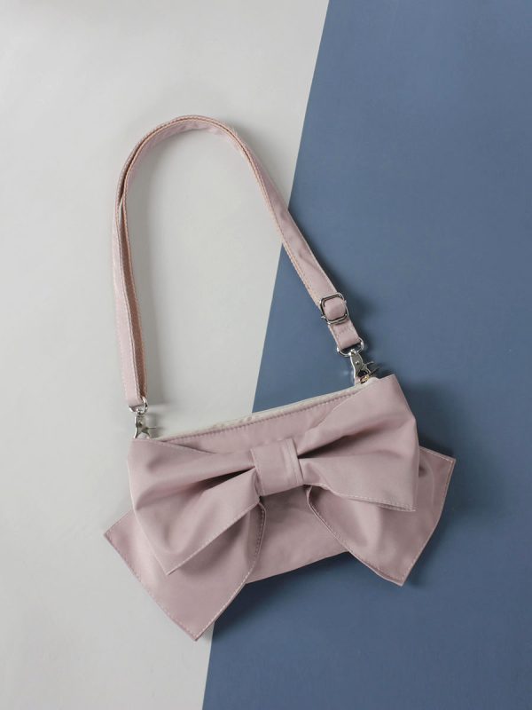 Soft Cute Bow Underarm Crossbody Bag for Women - Niche Spring/Summer Style, High-Quality Fashion Accessory