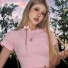 Spicy Girl Letter Foam Slim Fit Short Sleeve T-Shirt for Women - Summer American Style Flattering Top, Niche Fashion Trend