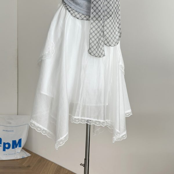 Spicy Girl Off-Shoulder Fake Two-Piece Sleeveless T-Shirt - Patterned Lazy Style Top for Women, Y2K and Casual Fashion