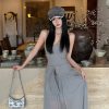 Spliced Camisole Dress for Women - Elegant Spring Tulle Dress with Mixed Fabric Waistband, Cool Feel, Perfect for Y2K and Chic Styles